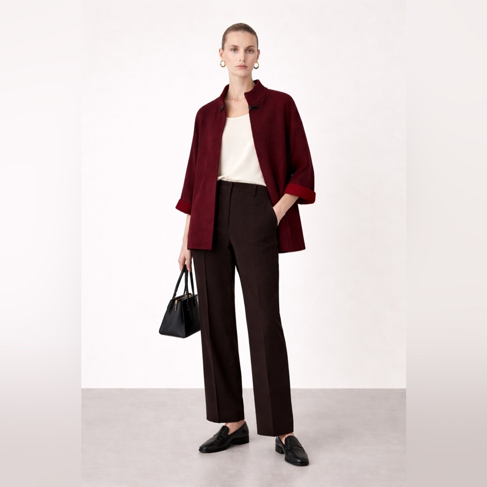 CHIARAMENTE - Sculptural Cardigan | Minimal Cape Silhouette